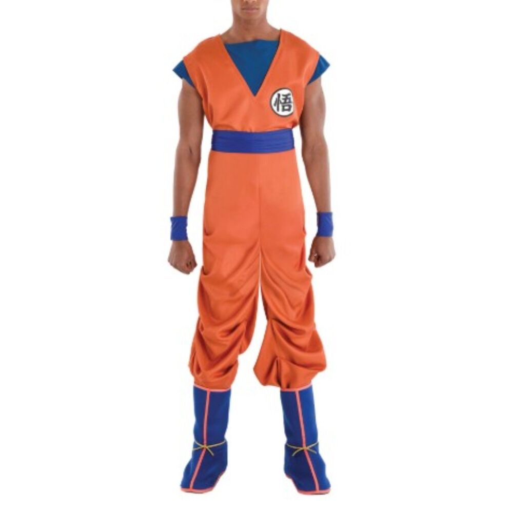 Dragon Ball Super Goku Adult M/L Halloween Costume Jumpsuit Cosplay Anime